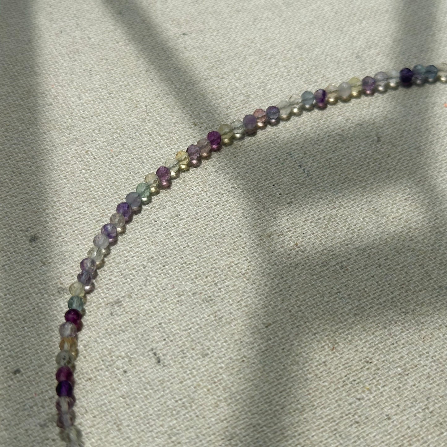 Fluorite Beaded Detachable Amethyst Beaded Necklace