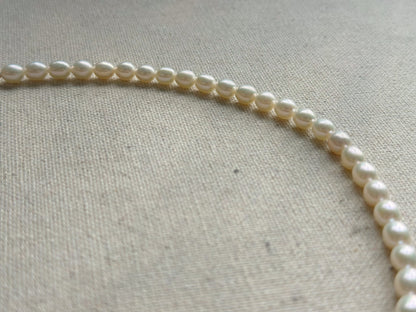 Freshwater Pearl Oval Shape Beaded And Sunstone Necklace