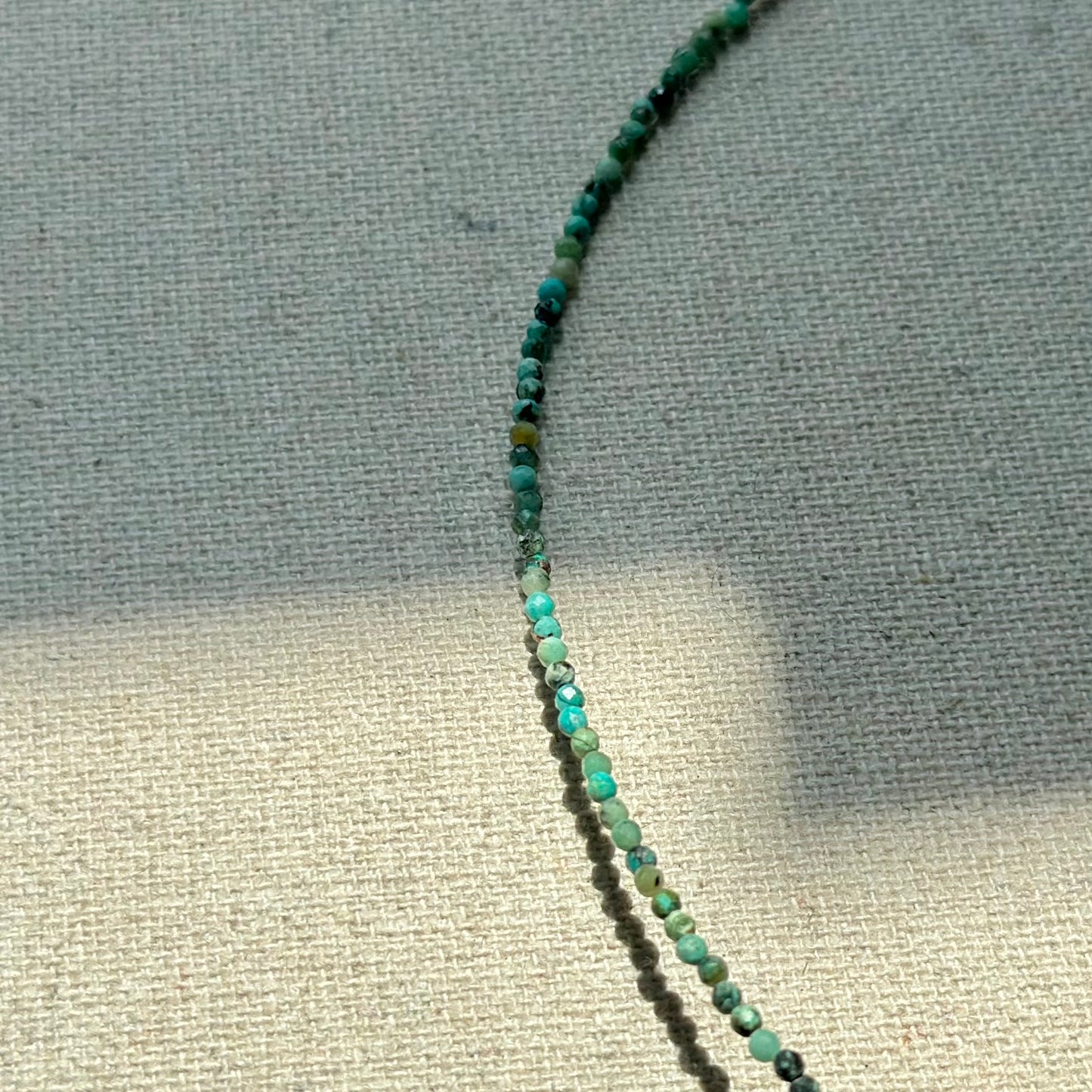 Turquoise Beaded And Baroque Freshwater Pearl Necklace