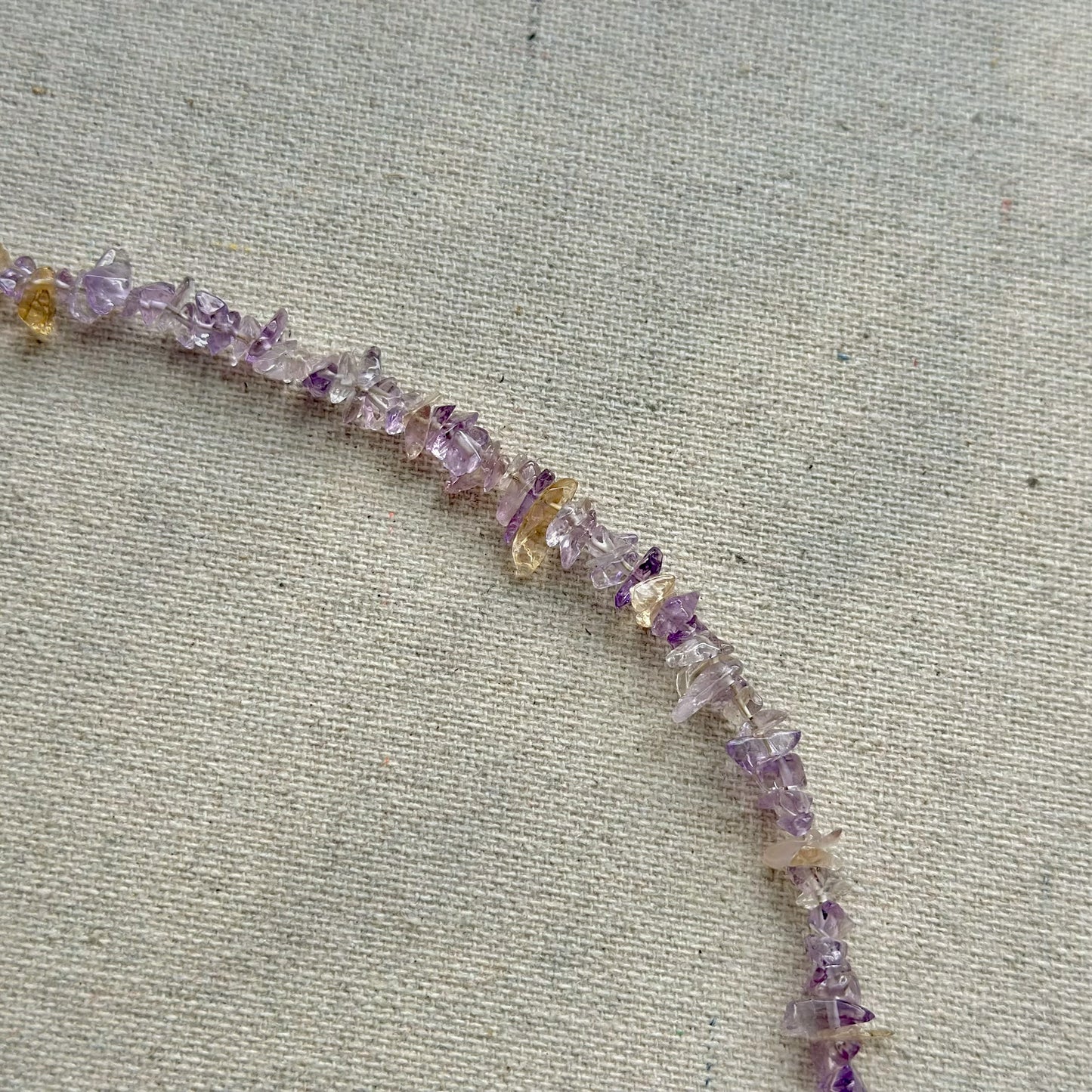 Two-way Amethyst And Ameterine Mixed Freshwater Pearl Beaded Necklace