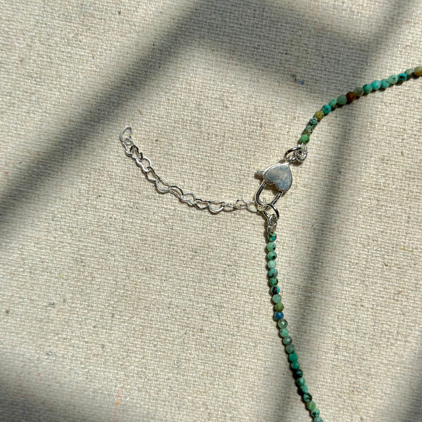 Turquoise Beaded And Baroque Freshwater Pearl Necklace