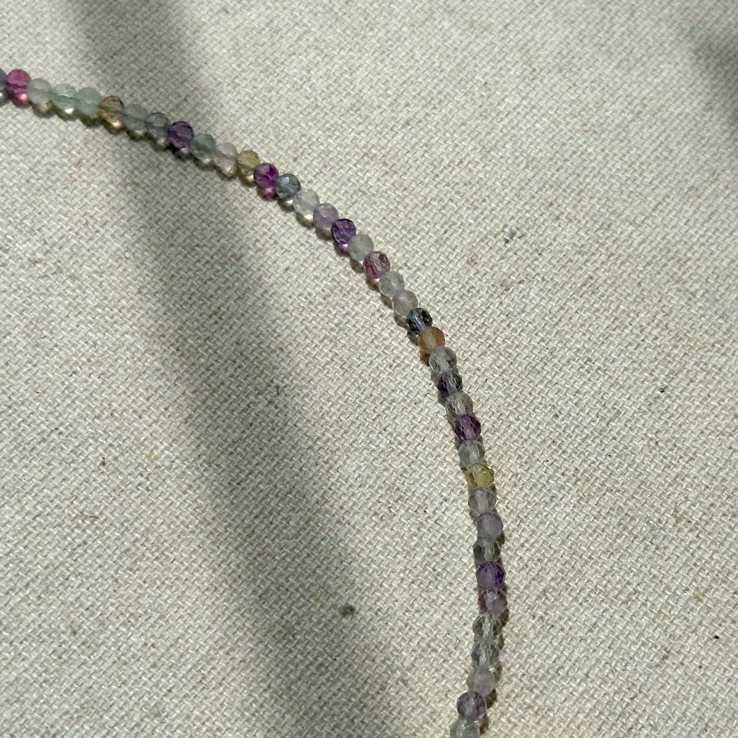 Fluorite Beaded Detachable Amethyst Beaded Necklace