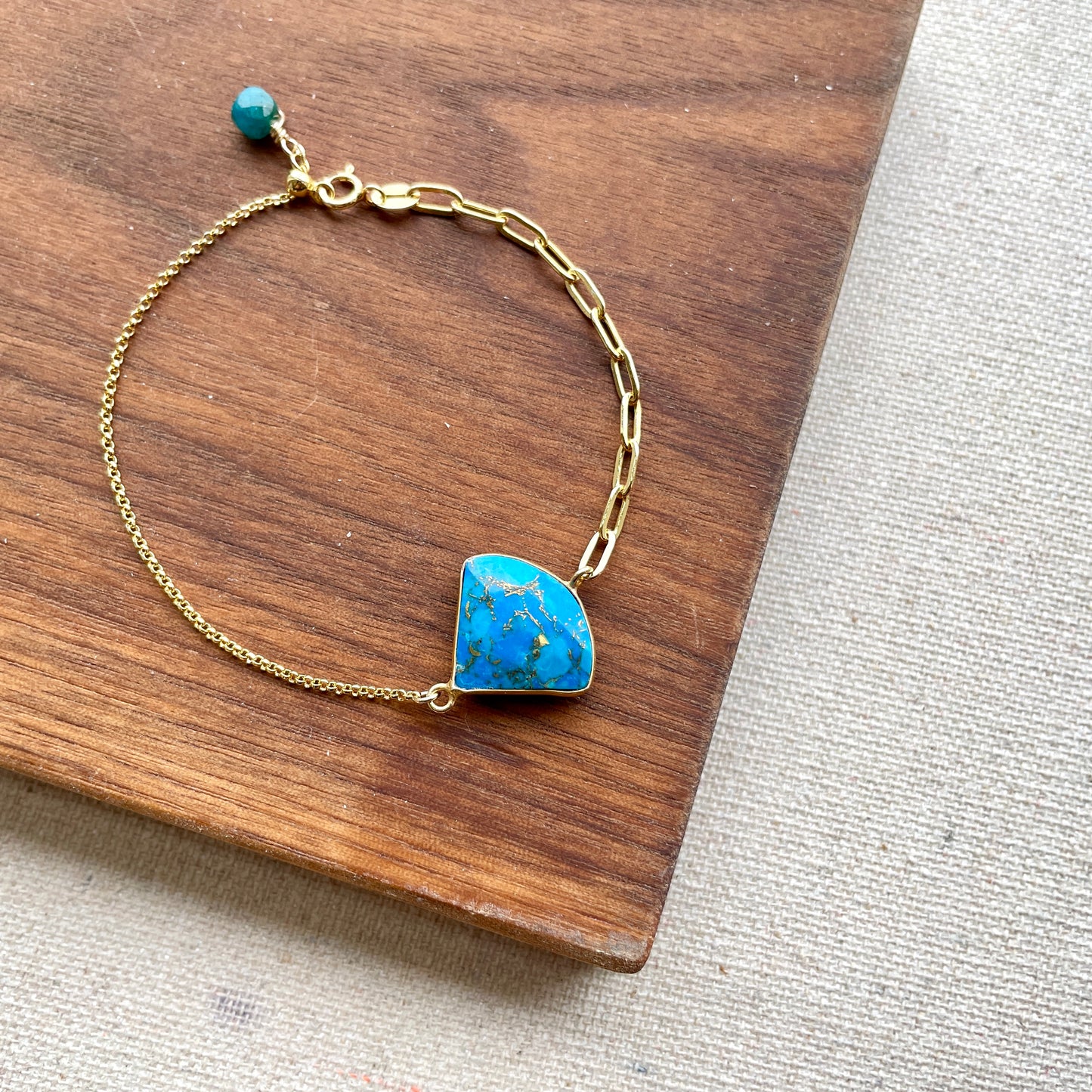 Mojave Turquoise Adjustable Bracelet