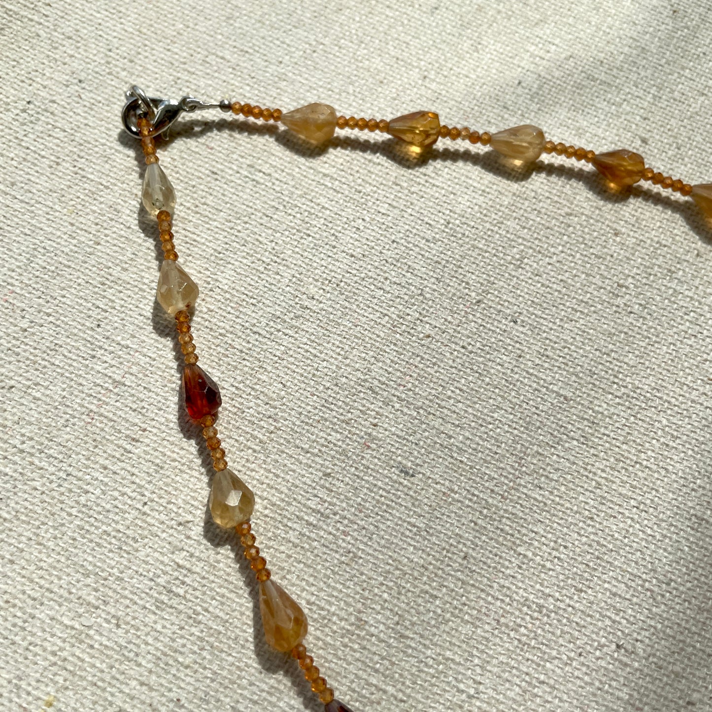 Citrine Mixed Beaded Necklace