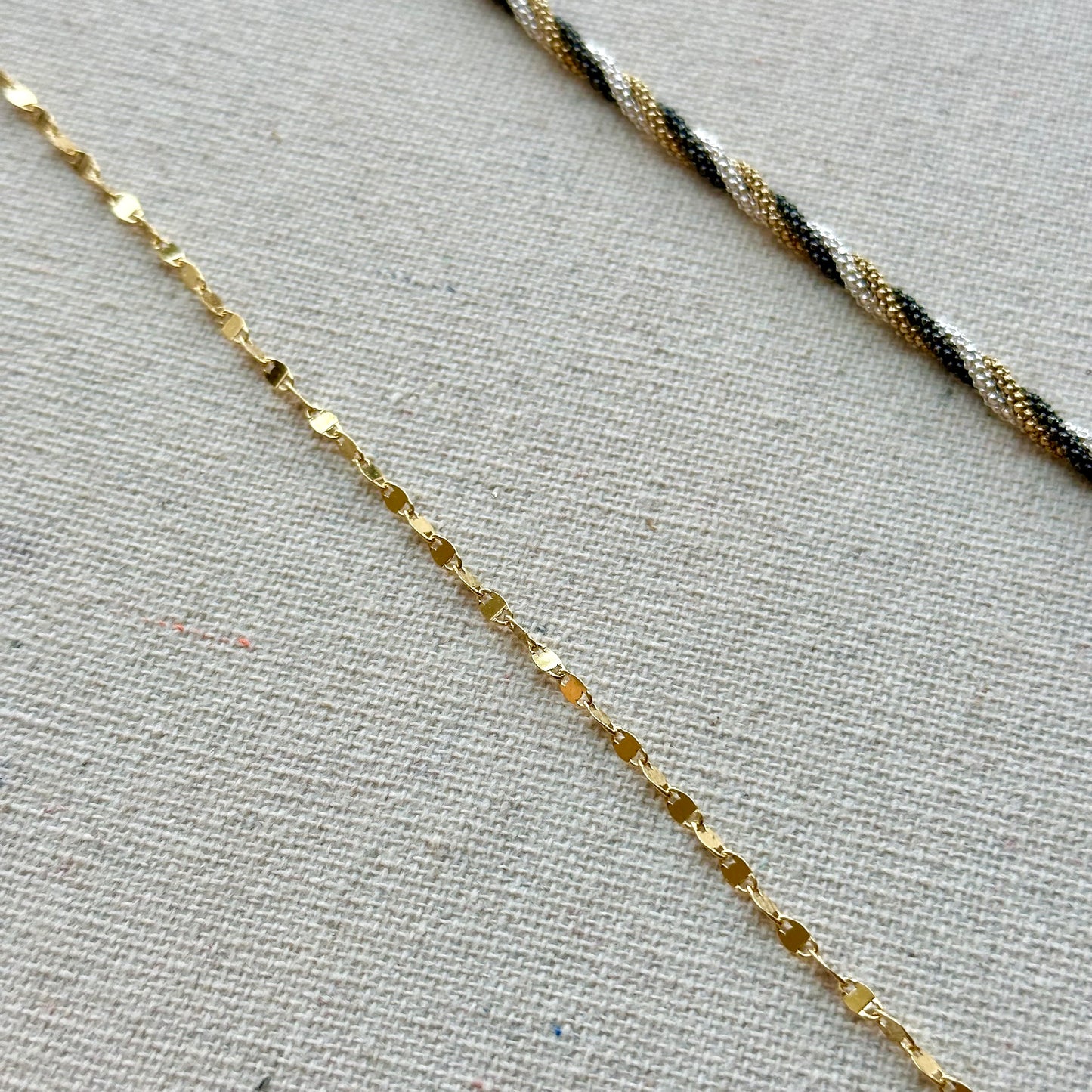 Gold-plated Italian Sterling Silver Mariner Chain Necklace