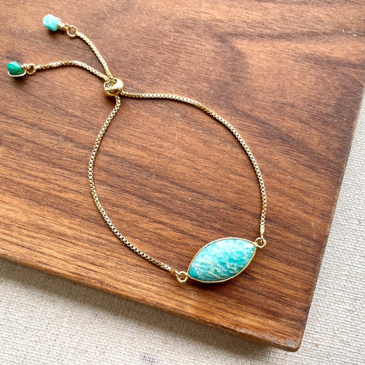 Amazonite Adjustable Bracelet