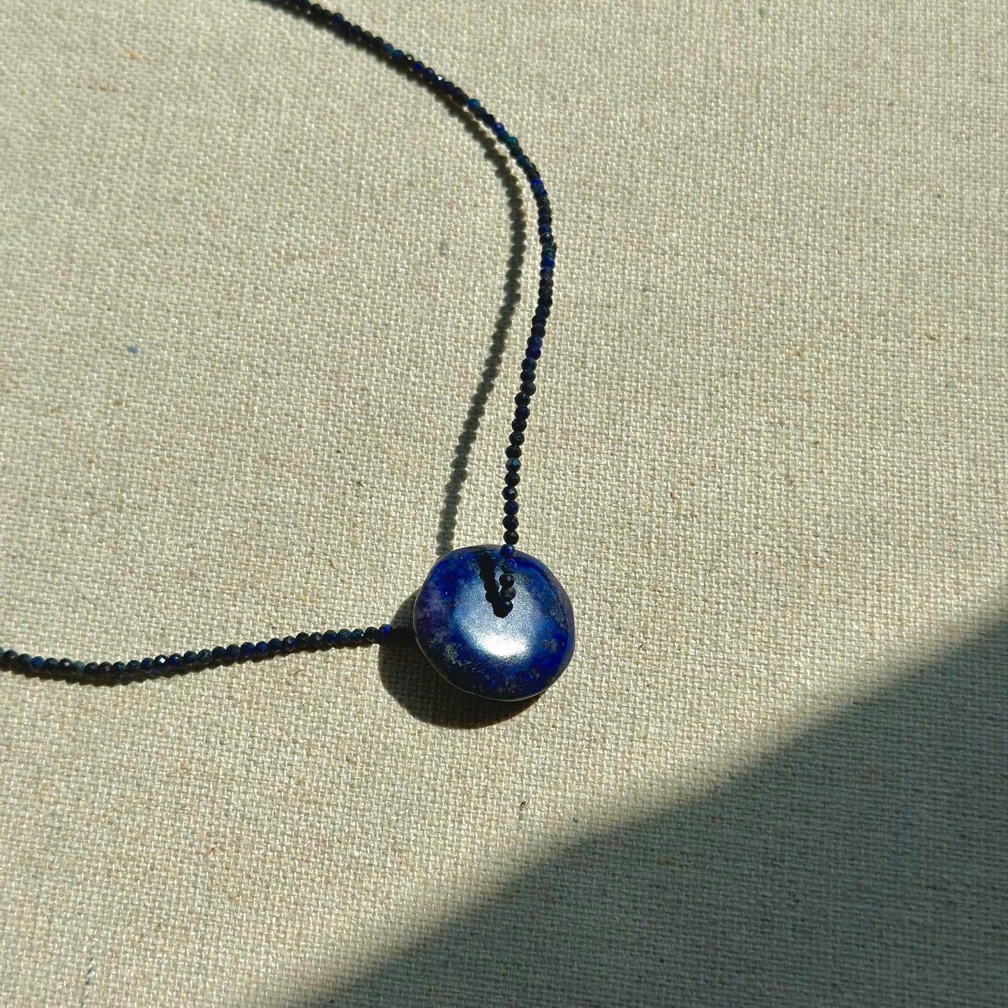 Lapis Beaded Necklace