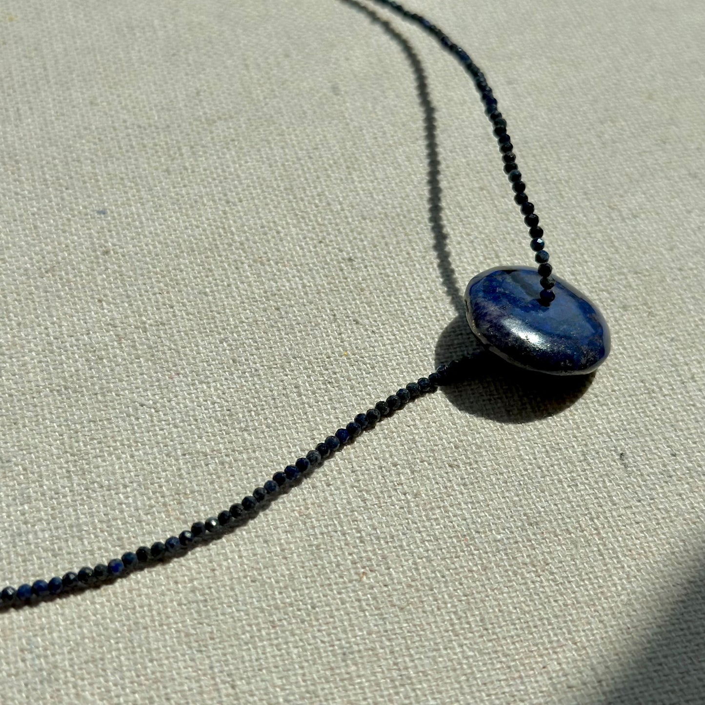 Lapis Beaded Necklace