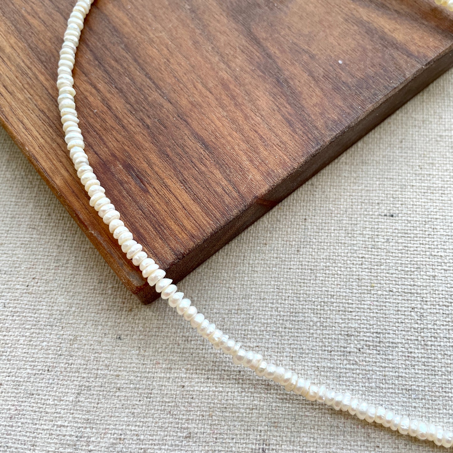 Moonstone And Freshwater Pearls Beaded Necklace