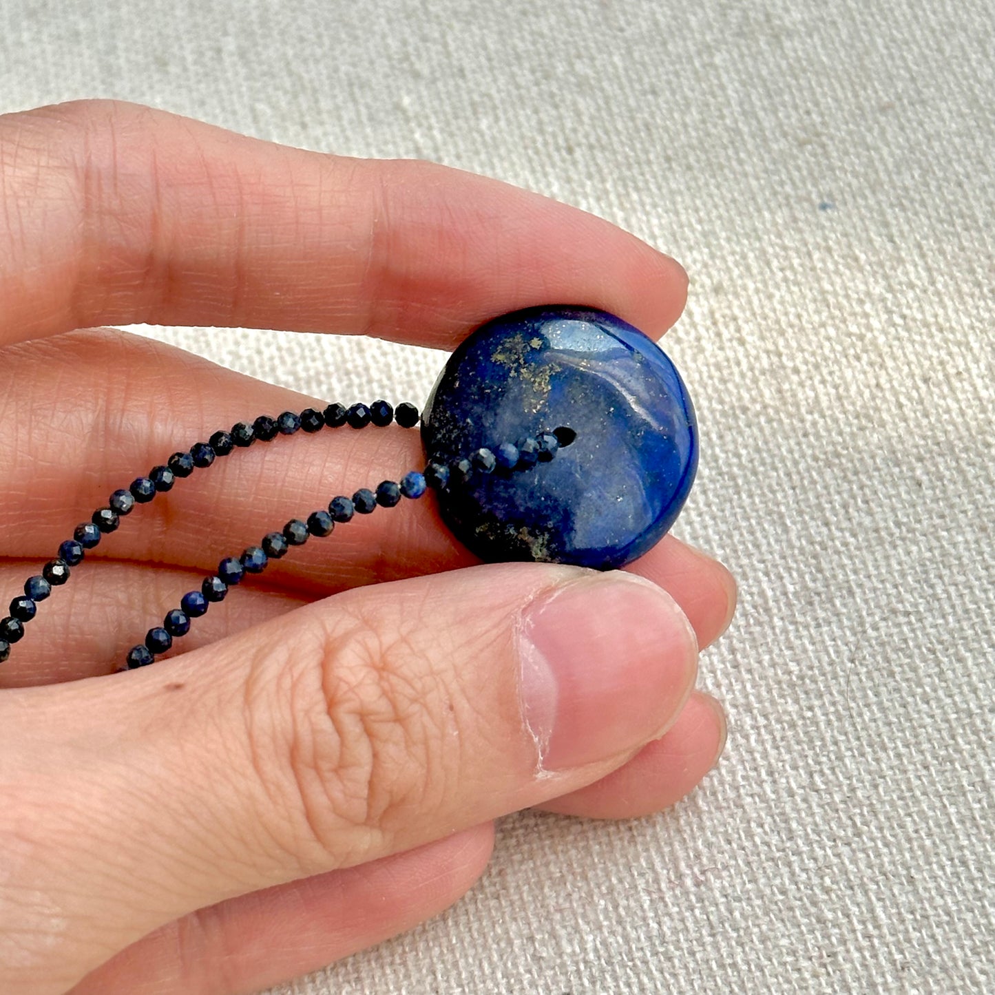 Lapis Beaded Necklace