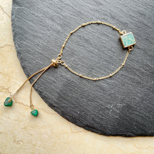 Amazonite Adjustable Bracelet