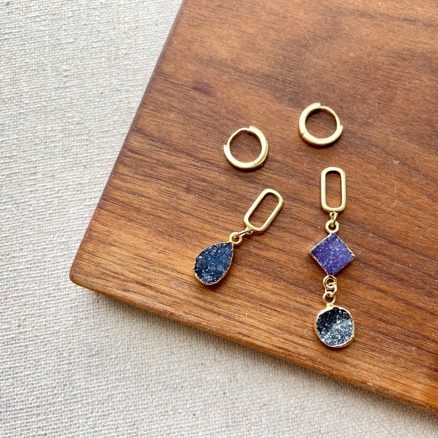 druzy earring