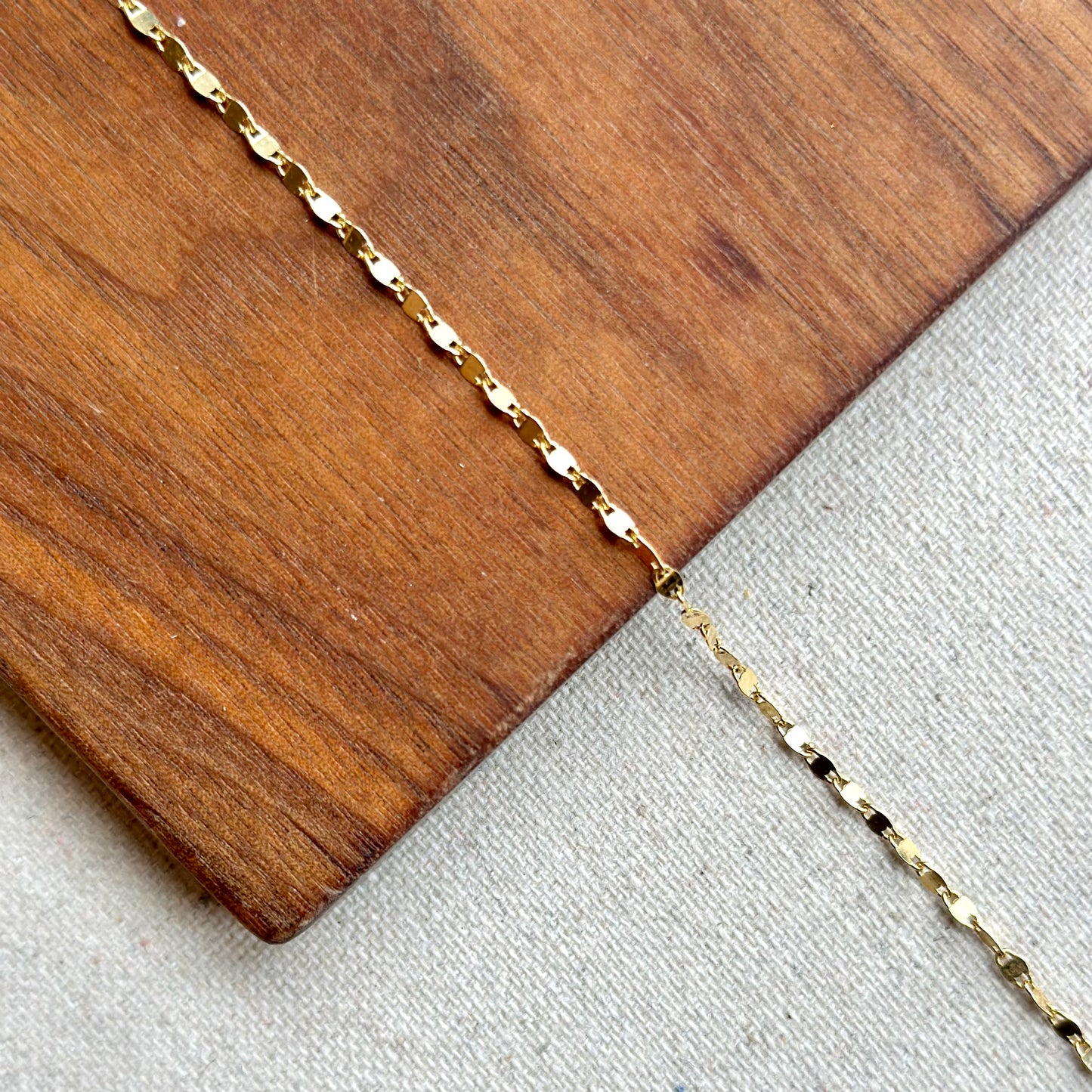 Gold-plated Italian Sterling Silver Mariner Chain Necklace