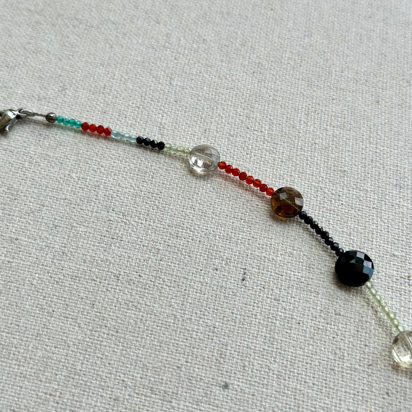 Mixed Stone Beaded Choker Necklace