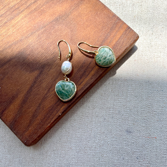 amazonite earring