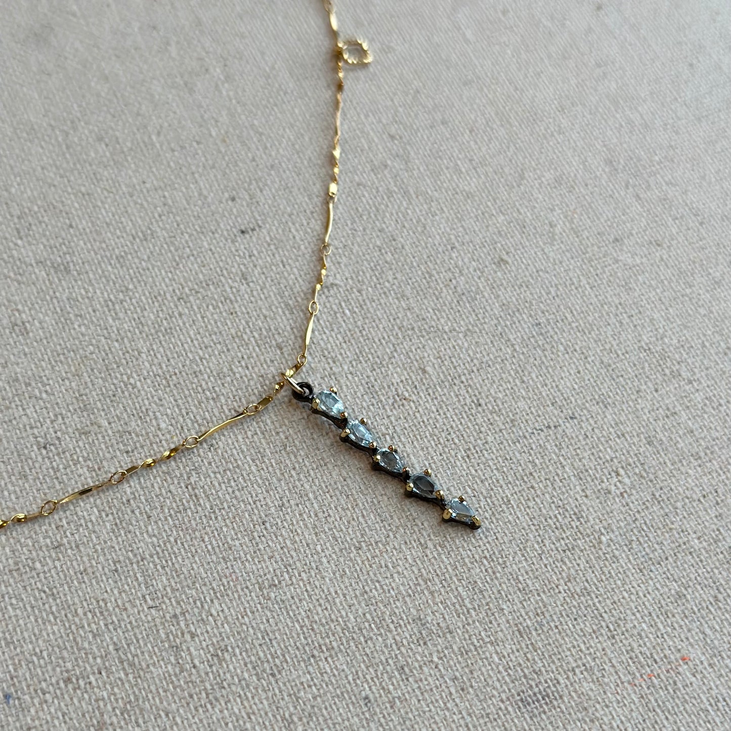 Topaz Gold-plated Sterling Silver Necklace