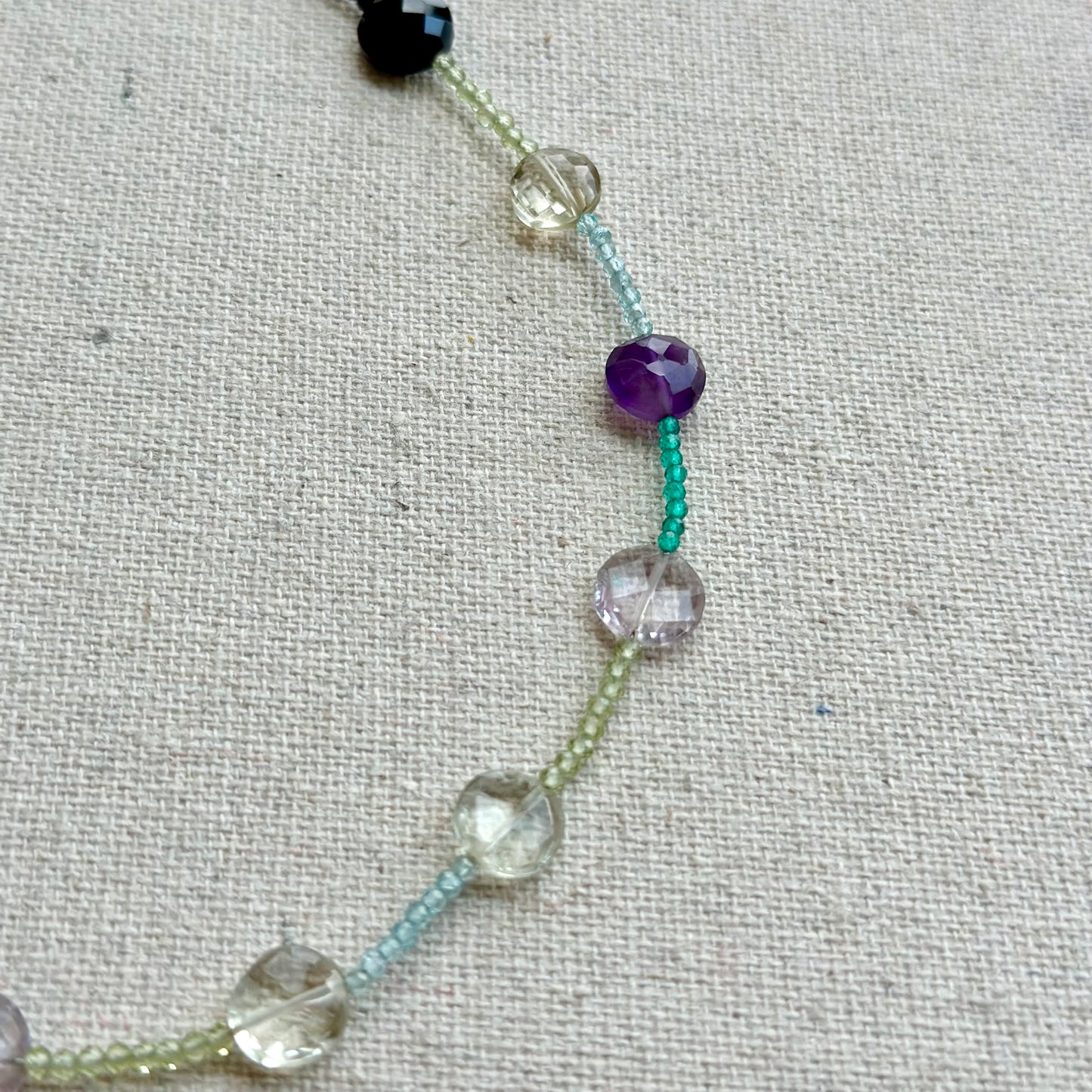 Mixed Stone Beaded Choker Necklace