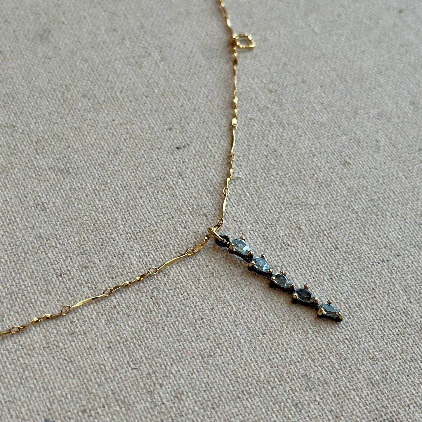 Topaz Gold-plated Sterling Silver Necklace